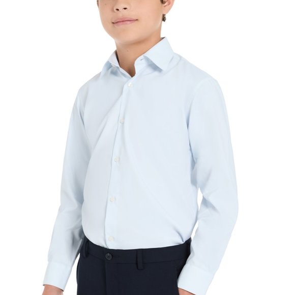 Michael Kors Big Boys Classic Fit Button up Dress Shirt NWT - Picture 1 of 5